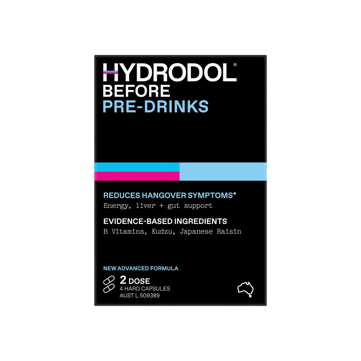 Hydrodol - Australia's #1 Hangover Vitamin & Rehydration Powders