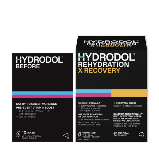 Hangover Bundle X 10 Doses - Before Pre-Drink Vitamin & Rehydration X Recovery