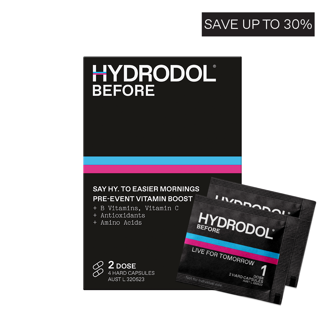 Hydrodol Before - Pre Drink Vitamin (Hard Capsules)