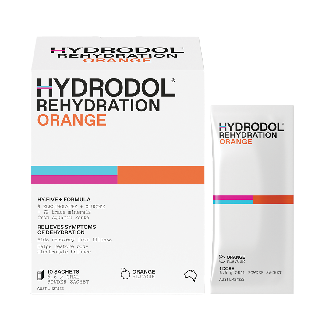 Hydrodol Rehydration Orange (10 x 6.6g Powder Sachets)
