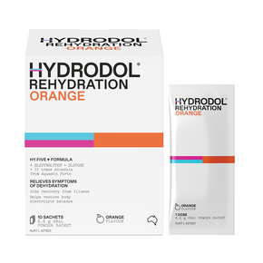 Hydrodol Rehydration Orange (10 x 6.6g Powder Sachets)