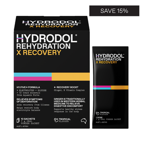 Hydrodol Rehydration X Recovery (10 x 7g Powder Sachets)