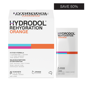 Hydrodol Rehydration Orange (10 x 6.6g Powder Sachets)