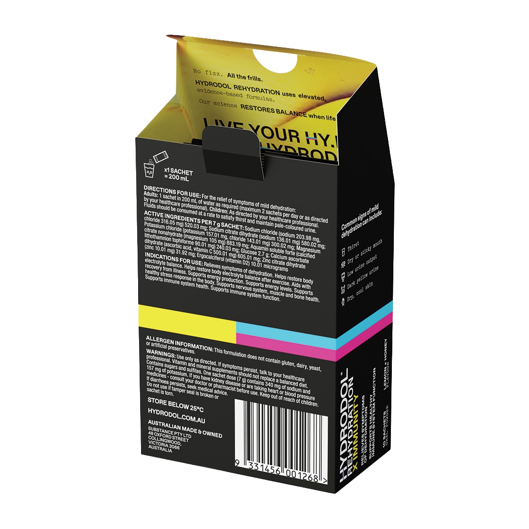 Rehydration X Immunity (Electrolyte Powder)