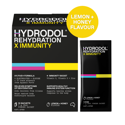 Hydrodol Rehydration X Immunity (10 x 7g Powder Sachets)