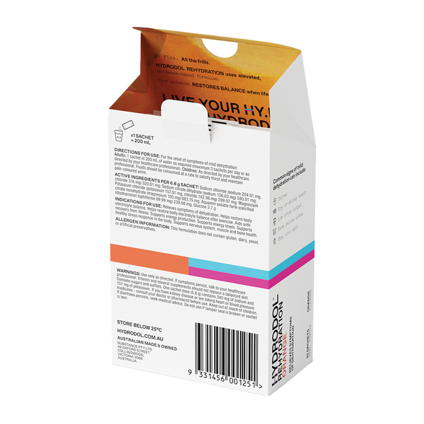 Rehydration Orange - Electrolyte Powder