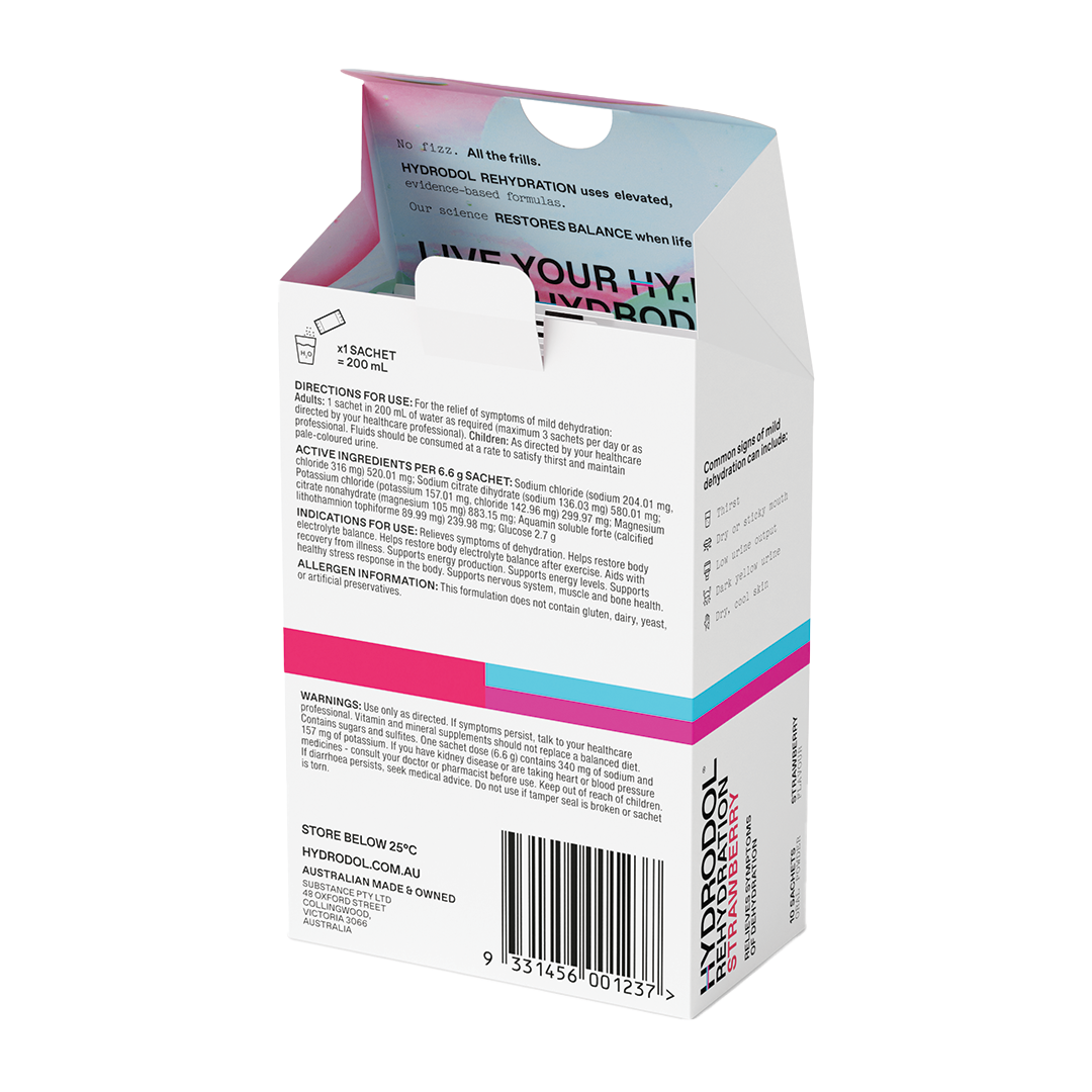 Rehydration Strawberry (Electrolyte Powder)